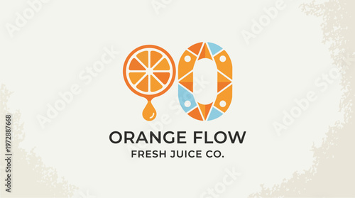 Fresh Juice Company Logo Design.