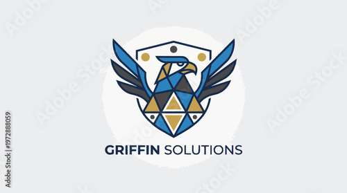 Griffin Solutions Company Logo Design.