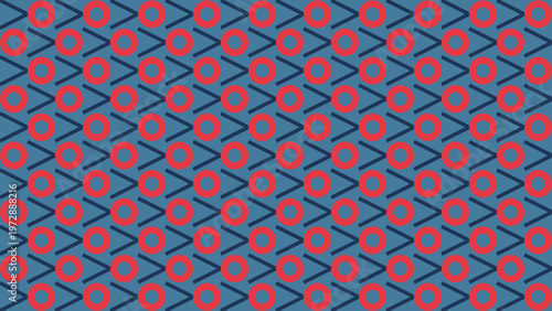 Geometric Harmony: An abstract pattern of repeating shapes and lines, a visual symphony of symmetry and color. 