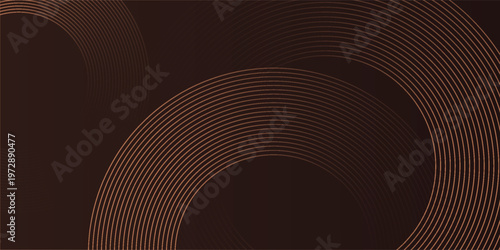 Modern Gold and Mocha Abstract Geometric Background Trendy 2025 Design