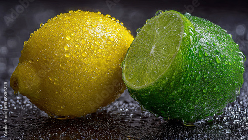 lemon in water