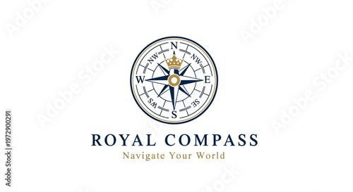 Royal Compass logo with navigation tagline.