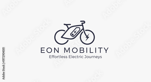 Eon Mobility electric bicycle logo design.