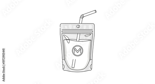 Collapsible silicone drinking pouch.