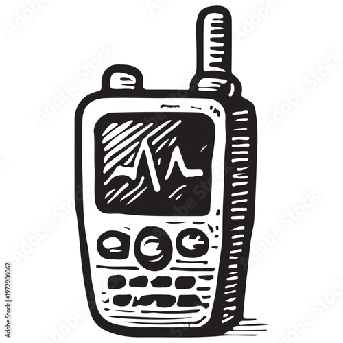 Portable Medical Radio Device for Emergency Communication and Paramedic Coordination