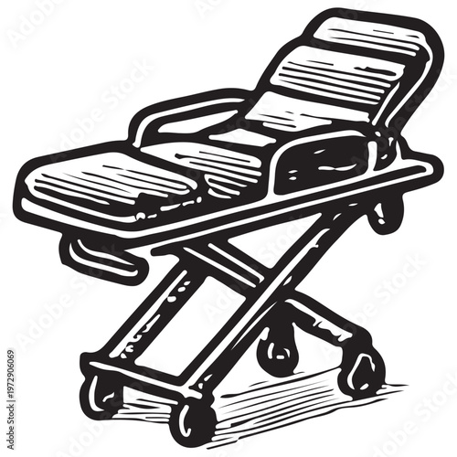 Emergency Stretcher Bed for Patient Transport and Hospital Medical Care Equipment