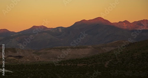 Sunrise Over Mesquite Dunes Death Valley Desert Dawn Timelapse