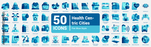 Flat Blue Health Centric Cities Bundle H50