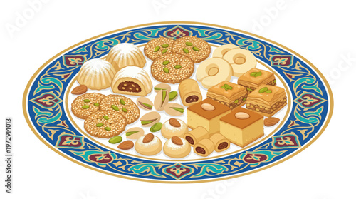 Assorted traditional Indian sweet desserts.