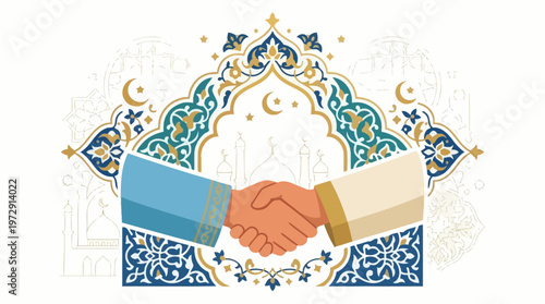 Two hands shaking in agreement.