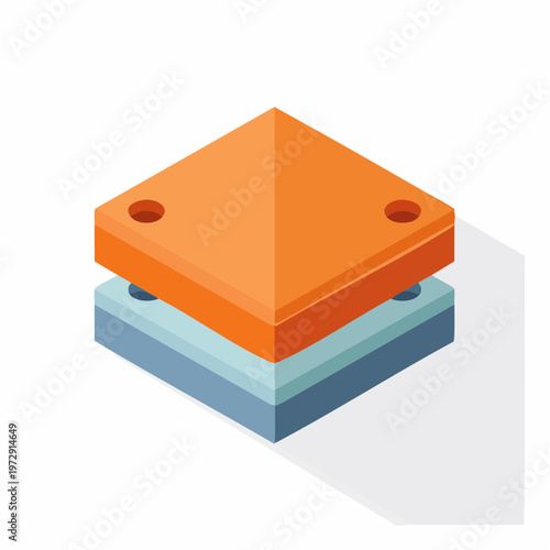 梱包用コーナーガード・角当てのイラスト