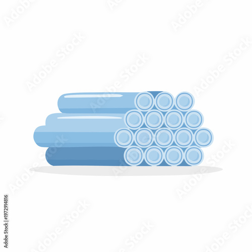 気泡緩衝材・プチプチのイラスト・梱包資材