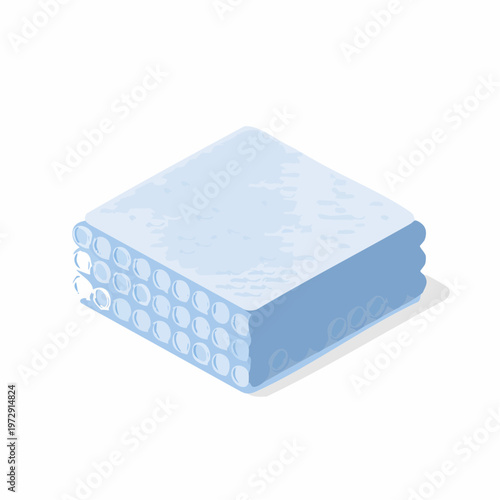 気泡緩衝材・プチプチのイラスト・梱包資材