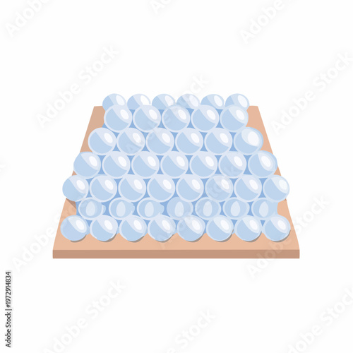 気泡緩衝材・プチプチのイラスト・梱包資材