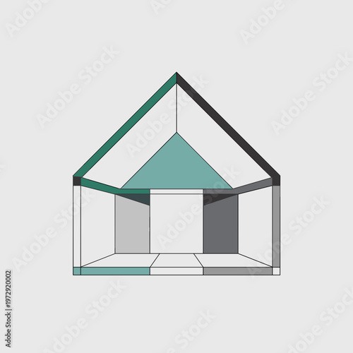 Geometric Glass Greenhouse Pavilion Structure