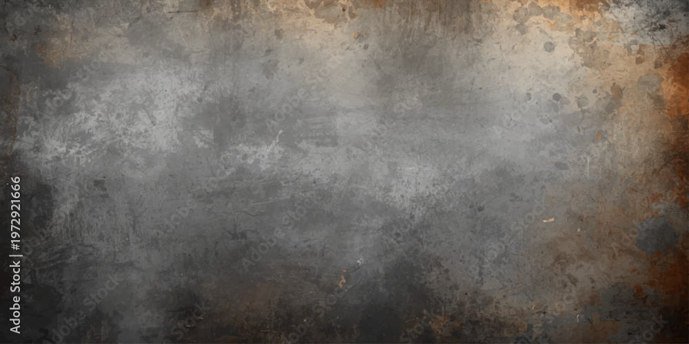 Obraz premium An aged vintage backdrop featuring a dark grunge metal texture with a rough gray concrete pattern and a dirty weathered surface for an old industrial design