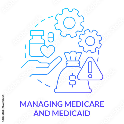 Healthcare and Financial Insights: A thought-provoking illustration merges healthcare symbols with financial metaphors, illuminating the intricacies of managing healthcare finances. 