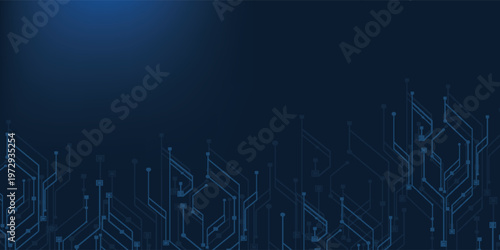 Digital futuristic machine learning design. AI graphic design for websites, banners, headers, social media, mobile apps, UI.