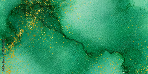 A close-up of green snake skin texture creates a turquoise liquid pattern with bubbles and light reflecting off the cold surface of a nature-inspired underwater ocean backdrop