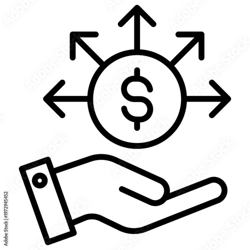 Liabilities Outline Icon