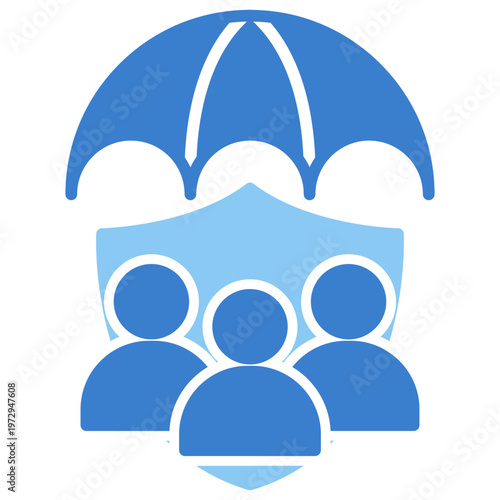 Family Dual Tone Glyph Icon