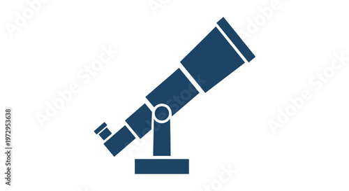 Telescope on a stand.