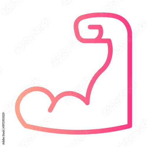 Фотография muscle gradient icon
