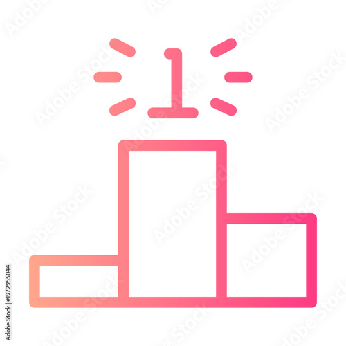 podium gradient icon