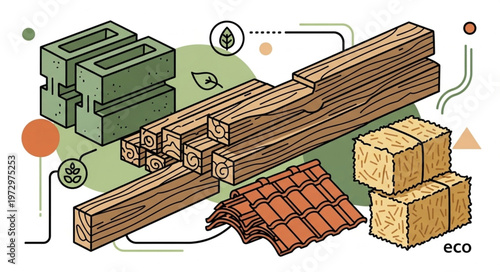 Sustainable Building Materials - Eco-Friendly Construction Elements.