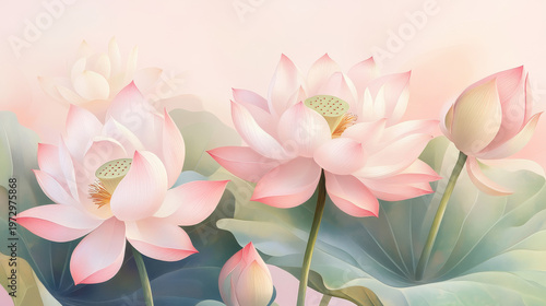 Pastel Colored Flower