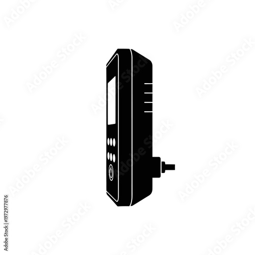 Silhouette of an Automated Misting Controller, Smart Humidity Tech for Greenhouses