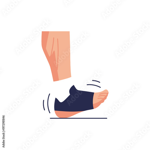 Ankle Support Sleeve Compression Bandage for Foot Pain Relief and Injury Prevention