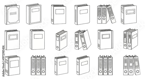 set of different types of furniture