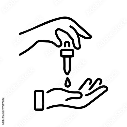 squeeze cream tube icon logo sign outline