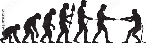 Tug of war evolution