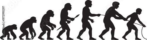 Tug of war evolution