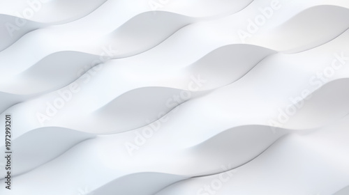 White 3D Shapes neatly