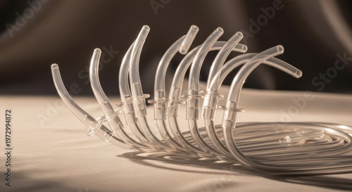 Collection of Nasal Cannula Tubing for Oxygen Therapy