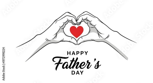 Hands forming a heart shape with a red heart inside