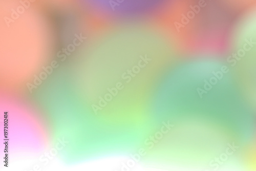 Abstract soft blur background in the shape of a circle with beautiful pastel colors