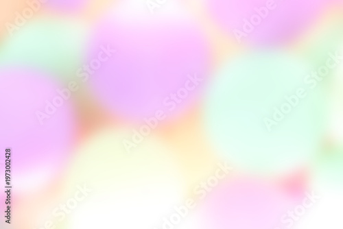 Abstract soft blur background in the shape of a circle with beautiful pastel colors