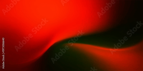 Abstract a captivating blend of deep red and dark green hues flow, creating a dynamic, fluid, and artistic visual.