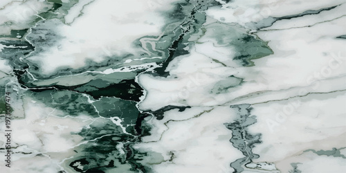 An abstract blue water surface ripples with powerful ocean waves and white sea foam to create a natural aqua texture of motion and splash