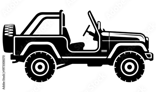 Jeep Vector Wrangler Silhouette Illustration, Jeep Car Vector, car, jeep, vehicle, wheel, automobile, off-road