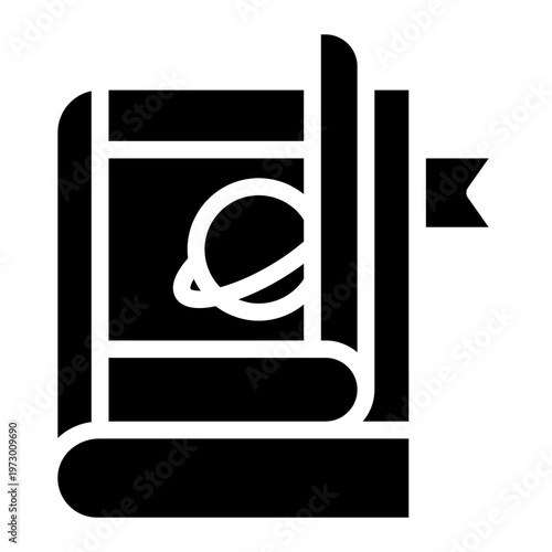 knowledge icon glyph style vector graphic illustration. Suitable for website design, app, template.