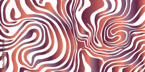 Abstract seamless red and white striped pattern vector with geometric wave lines and zebra print texture for textile wallpaper decoration and artistic backdrop design