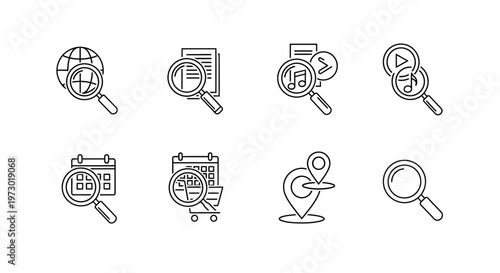 A collection of mechanical tools including wrenches, pliers, and a wrench-like device Vector