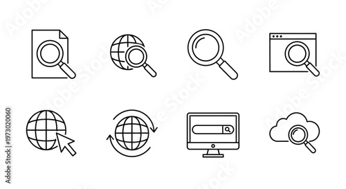 Various mechanical components including gears, a bolt, and a motor with a shaft Vector