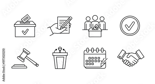 Various office tools and equipment for daily work tasks Vector