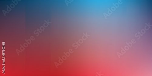 Abstract Pixelated Gradient Background with Red and Blue Hues.